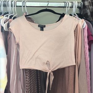 Tie crop top